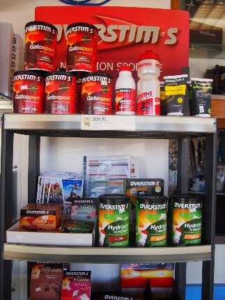 Produits Overstim's en magasin